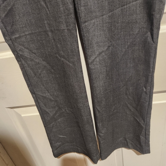 Express Columnist Barely Boot Gray Polka Dot Work Office Pants Size 8 - Picture 3 of 6